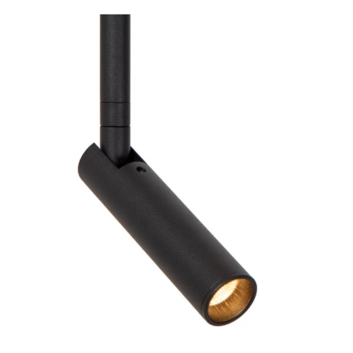 Lucide MAGIC - Wandlamp - 1xE27 - Met USB oplaadpunt - Zwart - detail 5